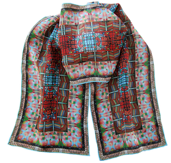 Silk chiffon scarf Pogradec