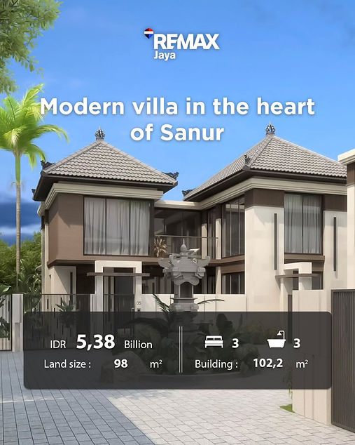 sanur villa for sale bali