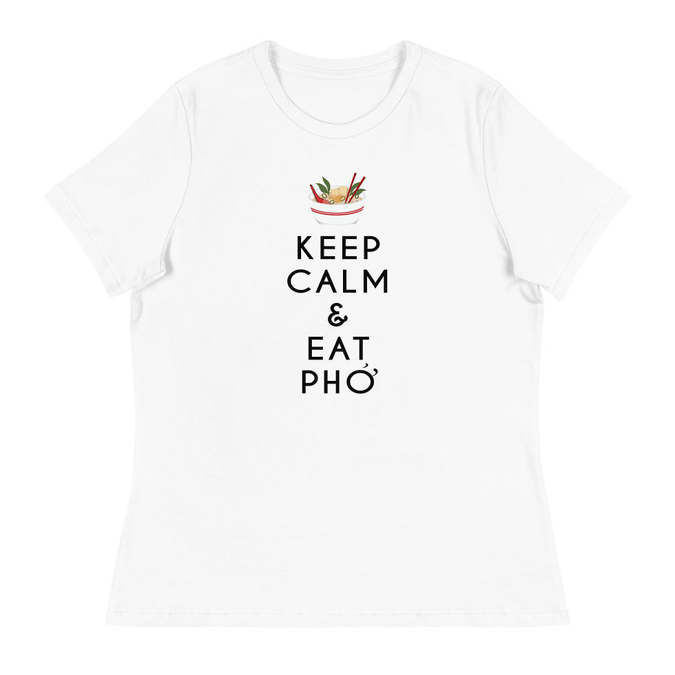 Thumbnail: Keep Calm & Eat Pho - Women's Relaxed T-Shirt