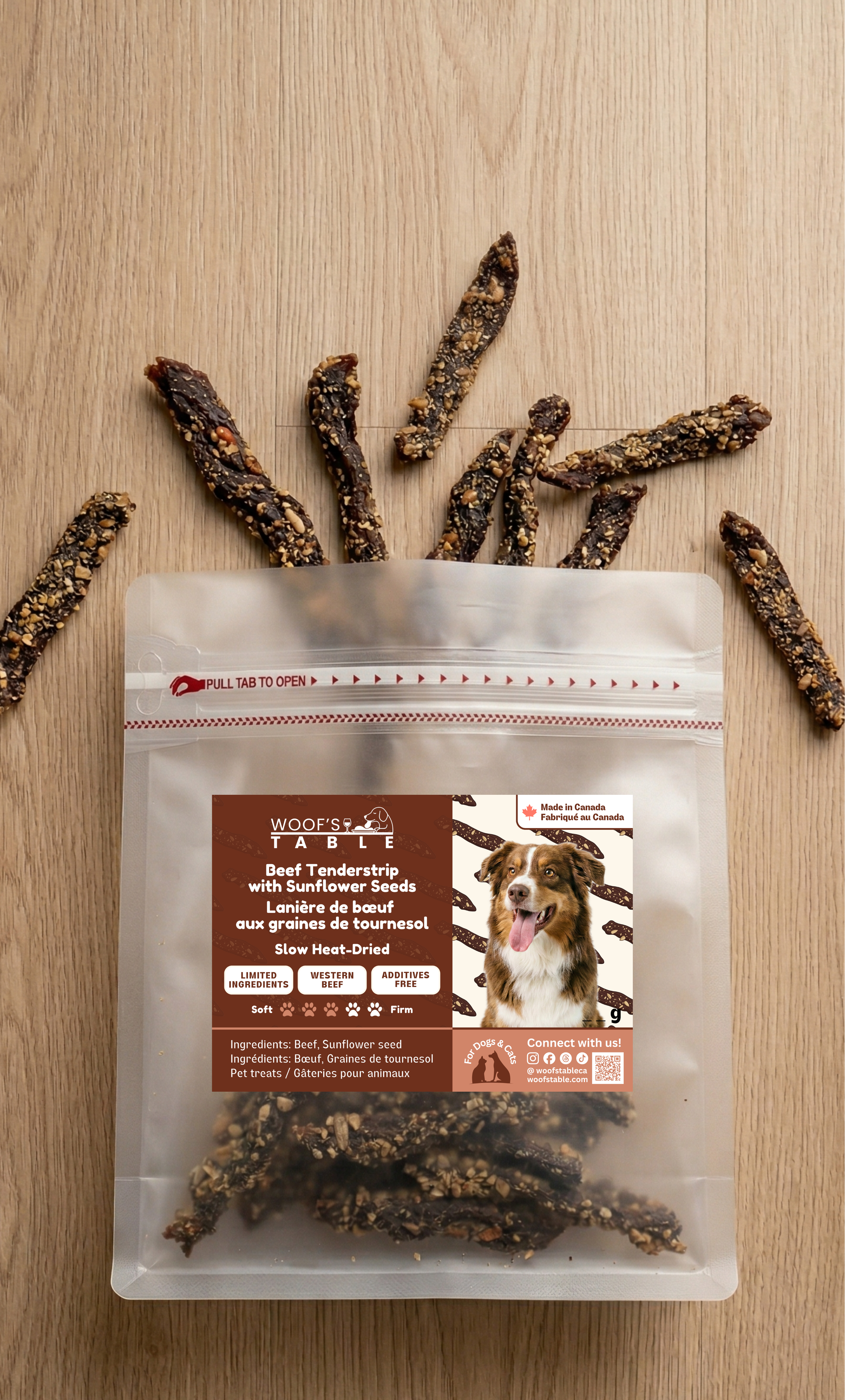 BEEF TENDERSTRIP WITH SUNFLOWER SEEDS