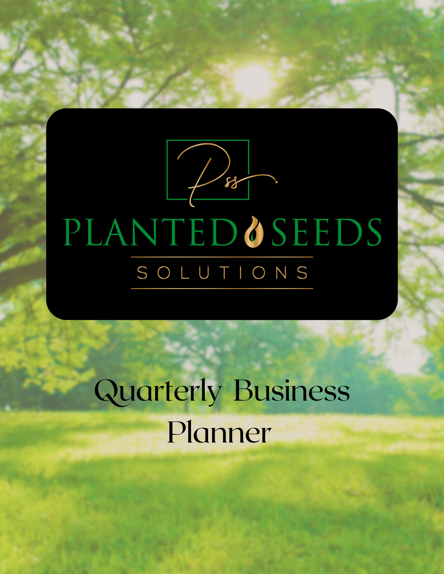 Quarterly Business Planner