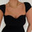 Thumbnail: Knit cap sleeve top