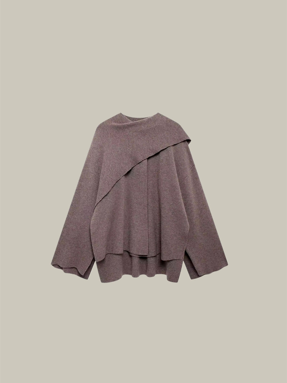 Thumbnail: Knit cape pullover 