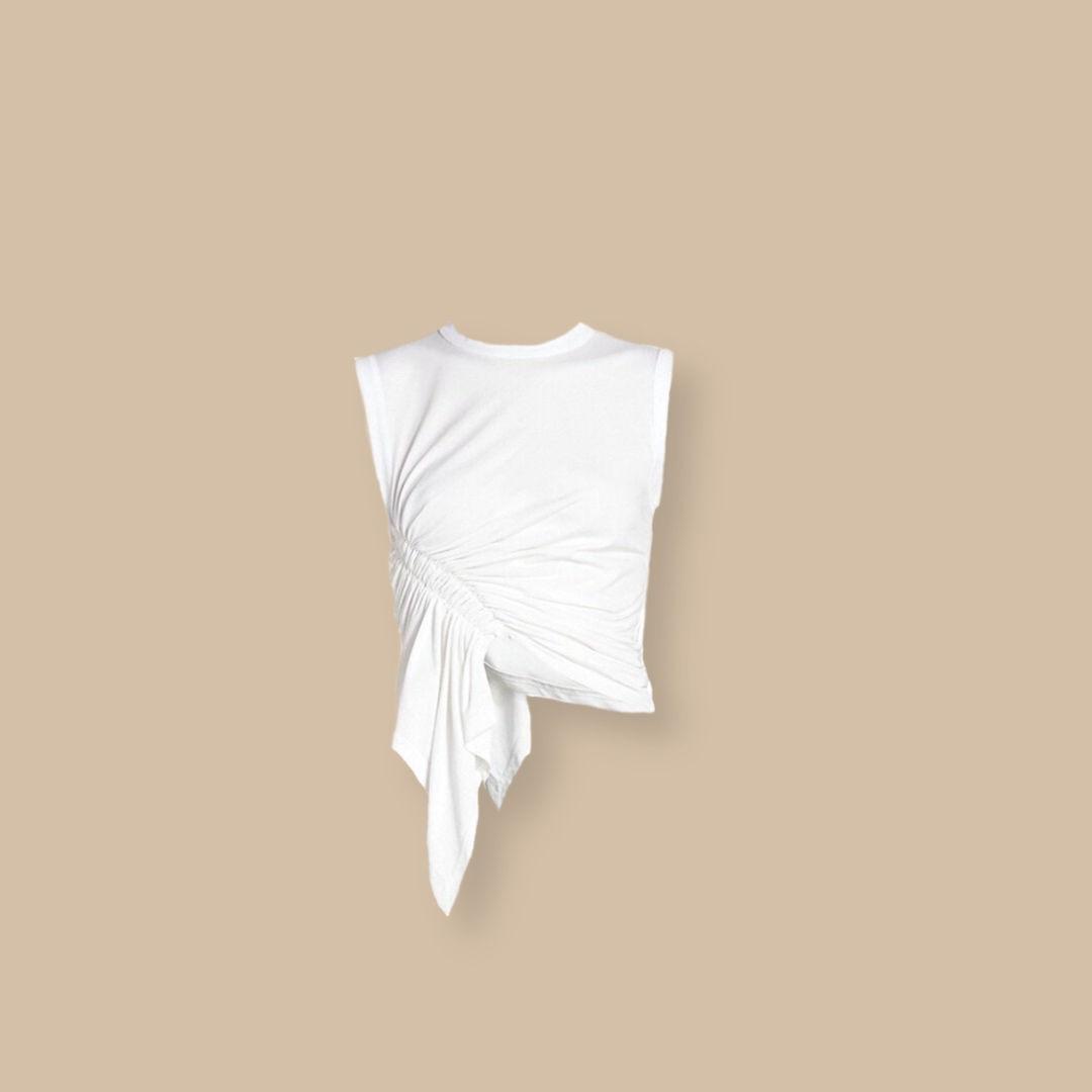 Ruched tank top