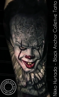 Nikko Hurtado - Black Anchor Tattoo