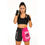 Miniatura: SHORT MUAY THAI FEMININO PRETO ROSA