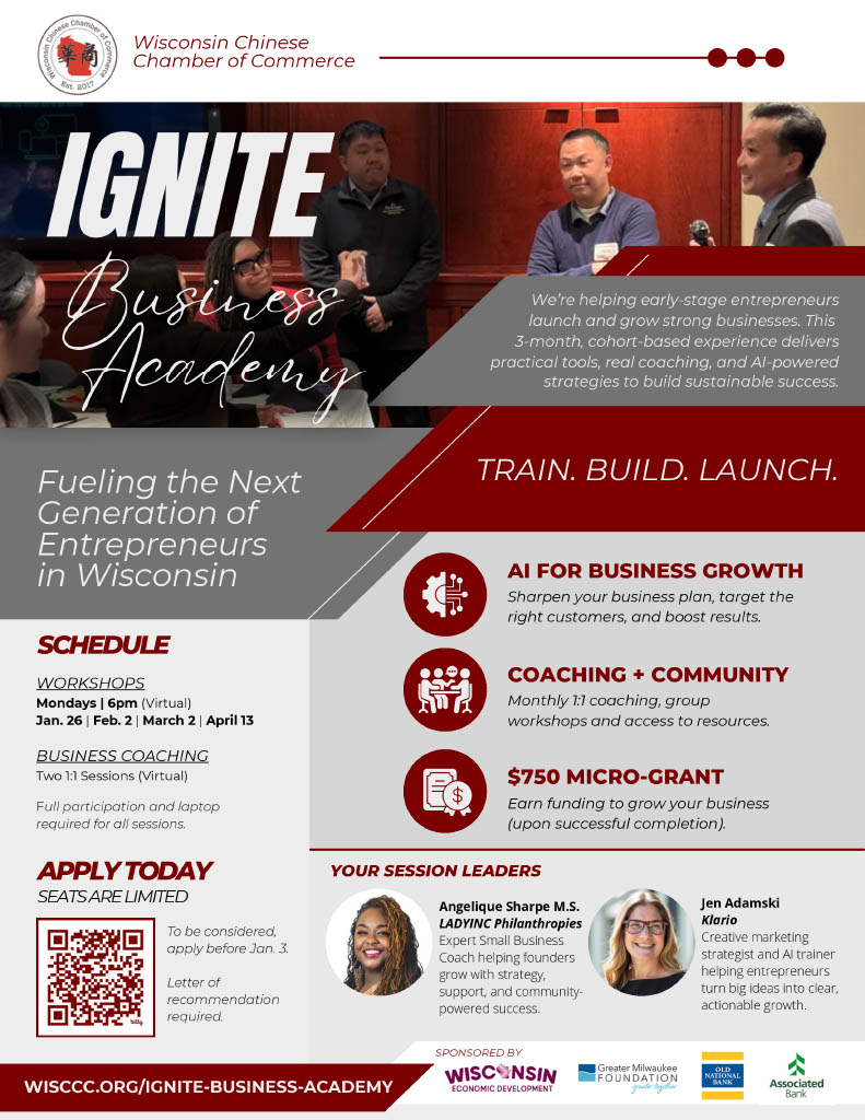 Ignite Business Academy Flyer
