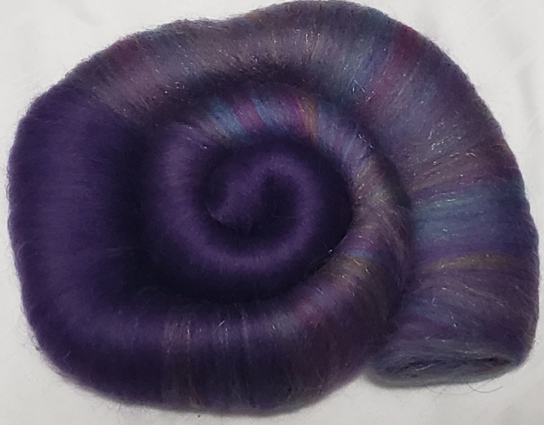 Little Geode ~ Sparkling Gradient  Rolags