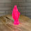 Miniature : Statuette vierge Marie rose fluo - Fait main en Jesmonite