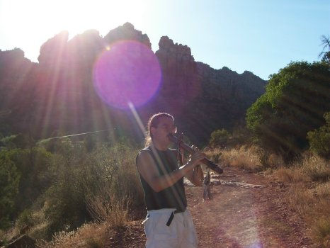 Kevin playing in Sedona AZ