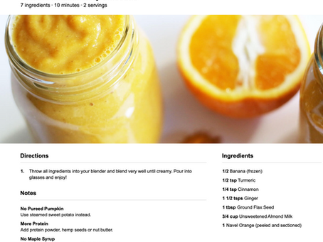 Learn to make smoothies that reduce inflammation and boost recovery.