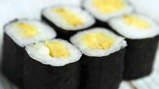 Egg Hosomaki roll 6pcs / たまご細巻