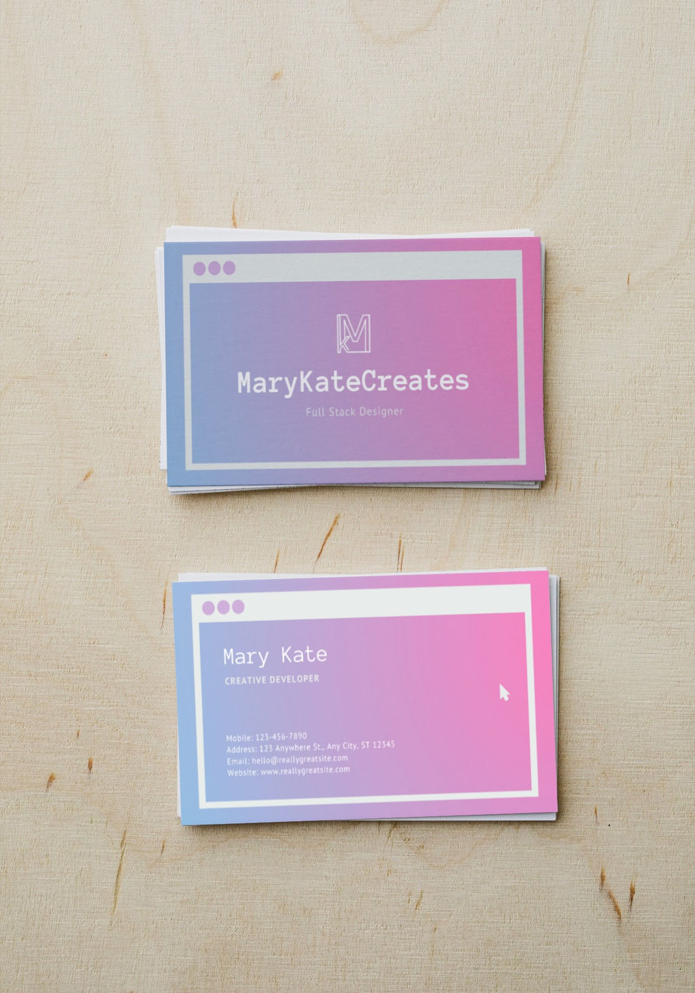 Self Promo Business Cards
