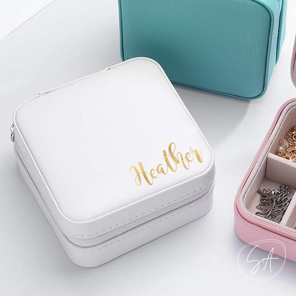 Personalized Jewelry Case | Bridal Party Gift | Travel Jewelry Case | Maid Of Ho