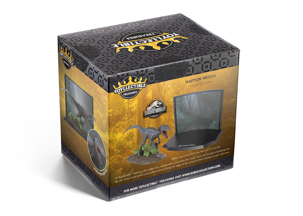 Thumbnail: Jurassic World Toyllectible Treasures Blue Recon Statue