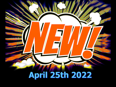 New Arrivals Week of 04/25/2022 - 05/01/2022