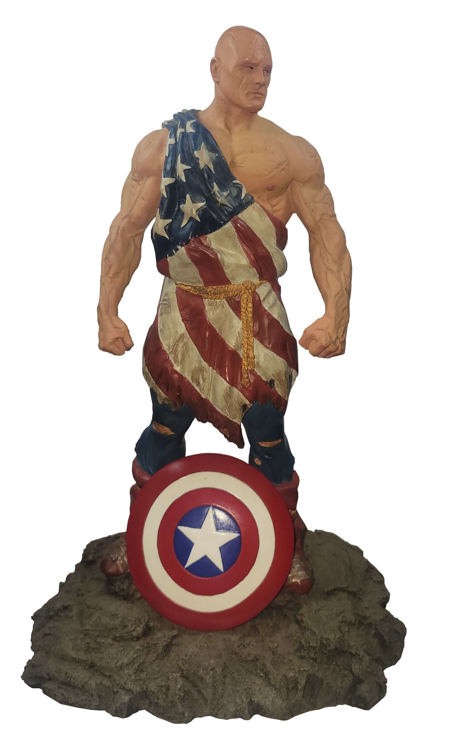 Captain America Earth X Full Size 13" Dynamic Forces Statue - No Box