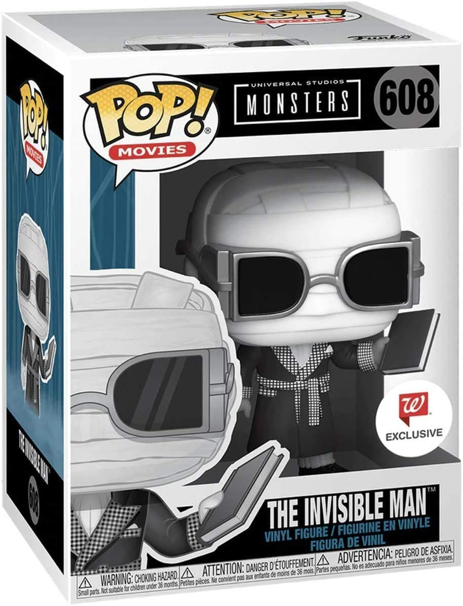 Miniatura: Funko Pop! Movies Monsters The Invisible Man Walgreens Exclusive (B&W) #608