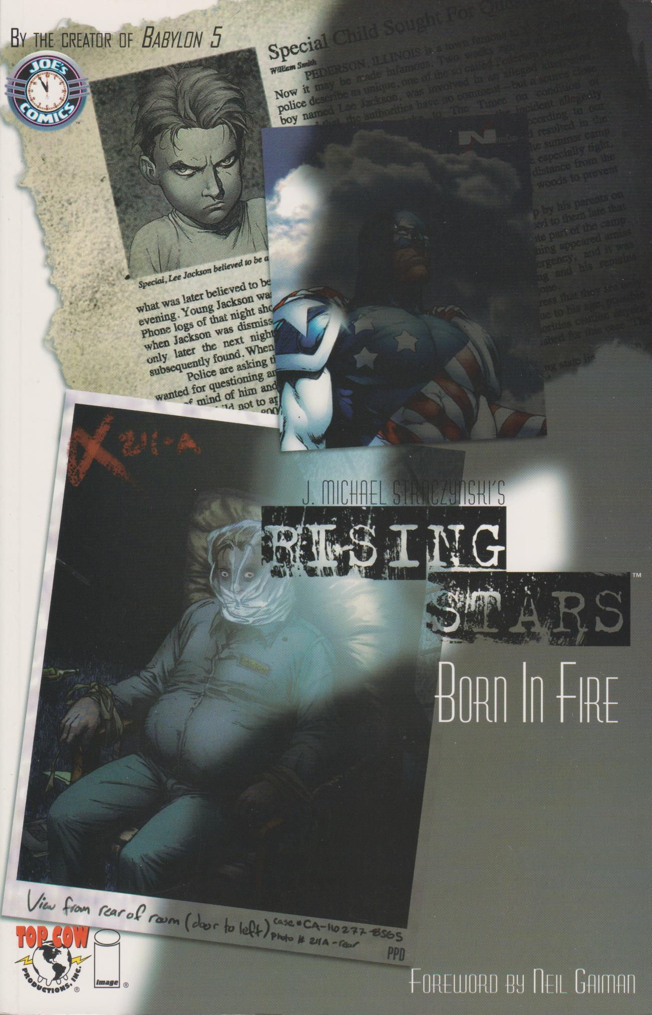 Rising Stars Volume 01 Born in Fire Trade Paperback Graphic Novel - First Print