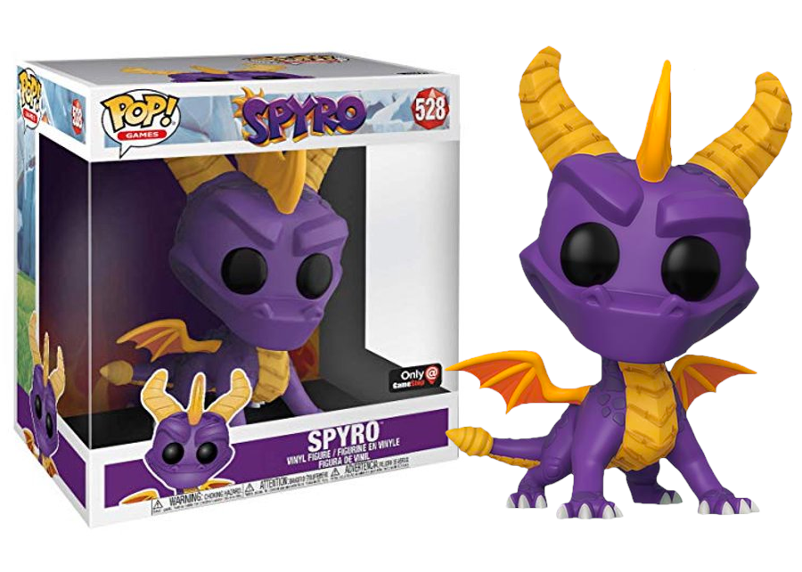 Funko Pop! Games Spyro The Dragon Huge 10 inch Exclusive #528 Vinyl Figure