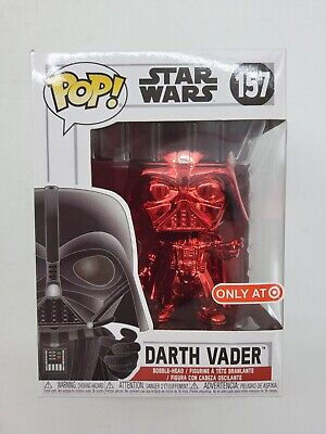 Thumbnail: Funko Pop! Star Wars Darth Vader Red Chrome Exclusive Vinyl Figure #157