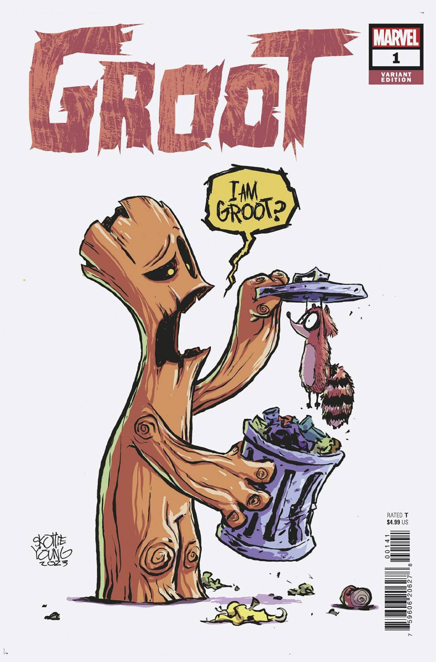 Groot #1 (of 4) Skottie Young Variant Cover