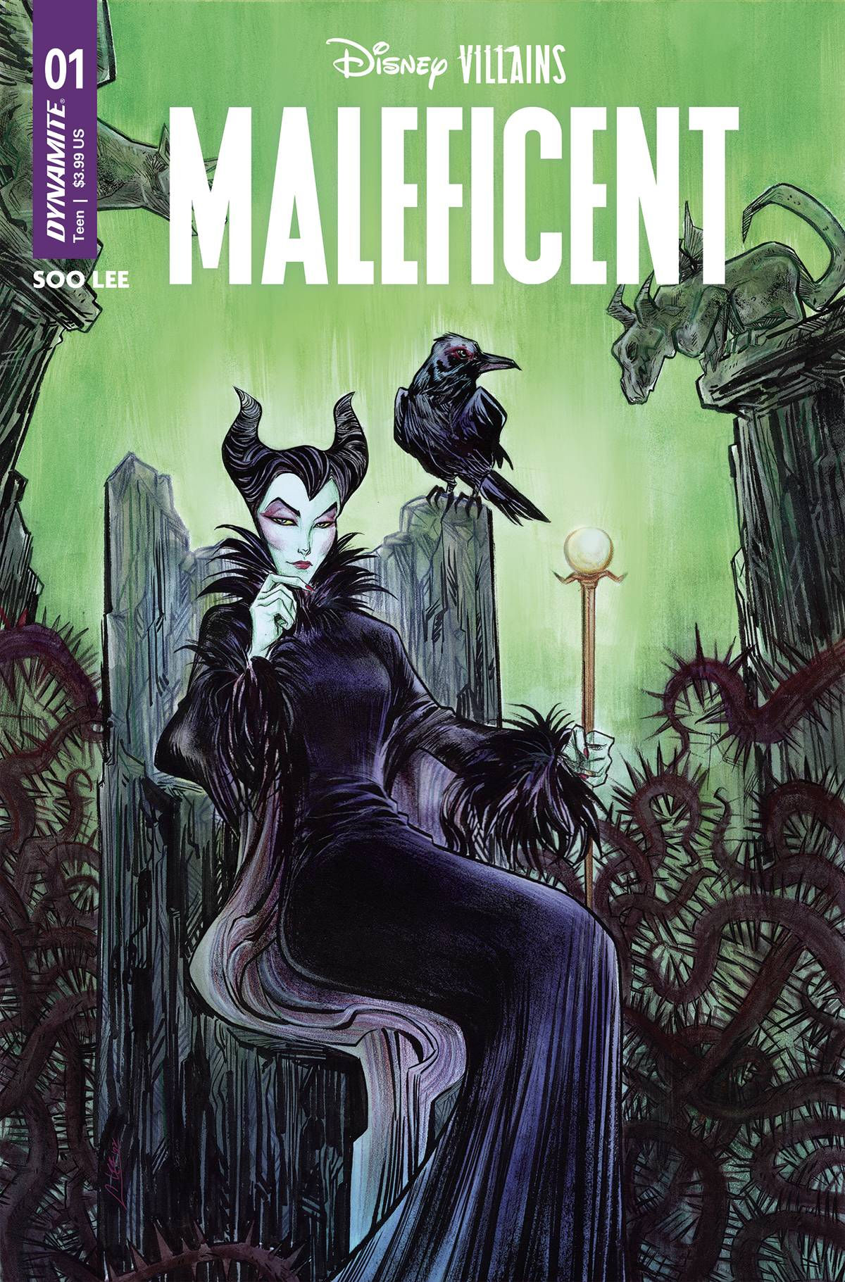 Disney Villains Maleficent #1 (2023) Soo Lee Variant Cover
