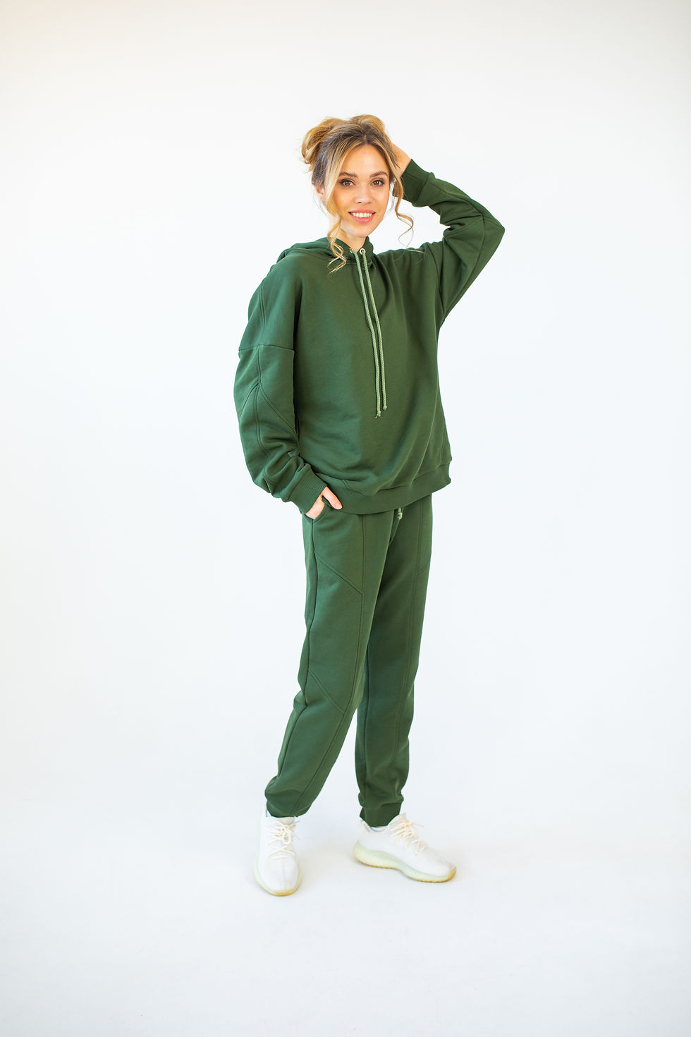 Green women's outfit