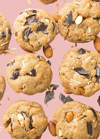 ALMOND CHOCO-CHIP COOKIES