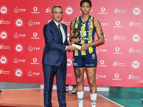 SULTANLAR LİGİ FİNAL SERİSİNİN EN HIZLI SERVİSİNİ ATAN VARGAS 