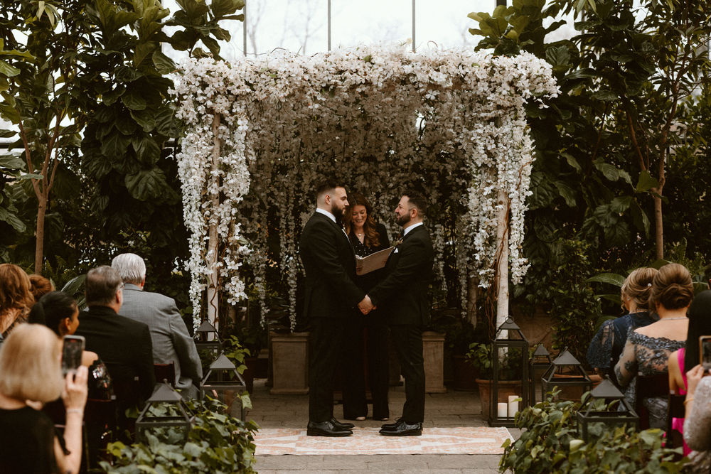 Wedding ceremony in Oakland County