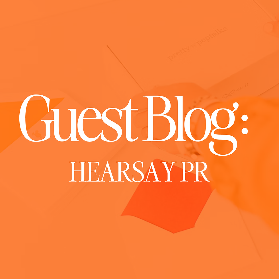 Guestblog Hearsay PR