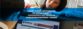 SUNAT: NUEVA INFORMACIÓN EN LAS FACTURAS Y RHE