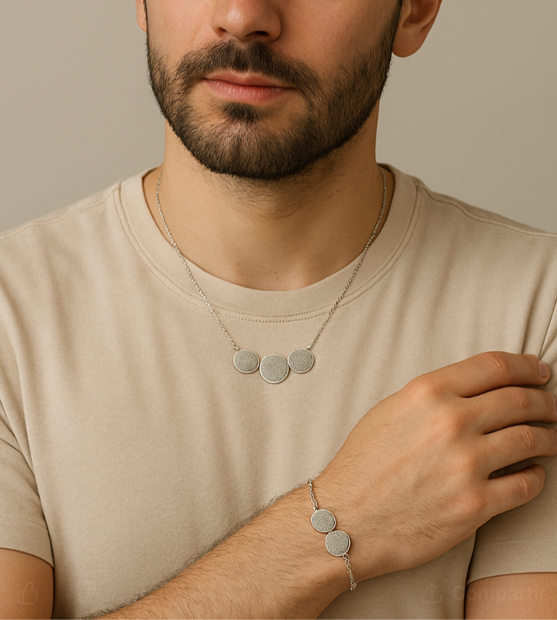 Miniatura: Pulsera huellas 3 dactilar