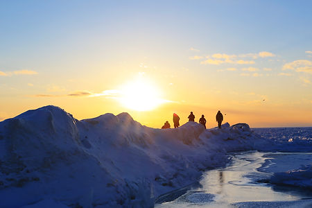 北海道　斜里　流氷