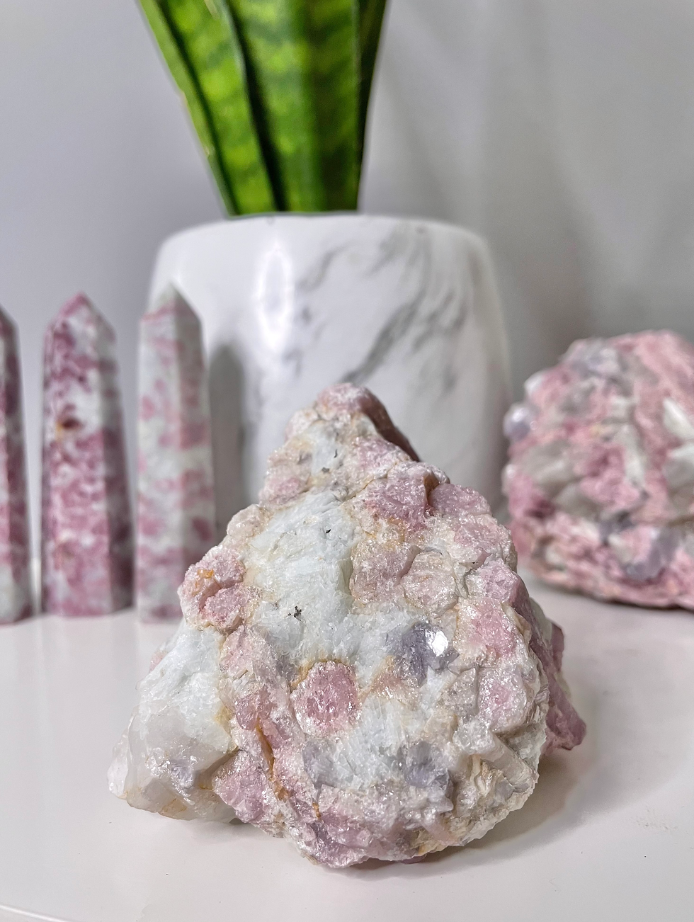Thumbnail: Raw Pink Tourmaline •Love•Femininity•Healing
