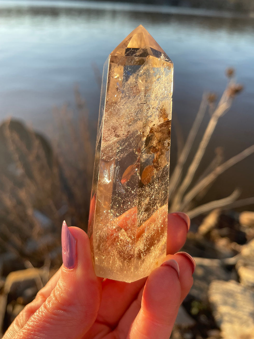 Thumbnail: Smoky Quartz Point •Grounding• Negative Thoughts