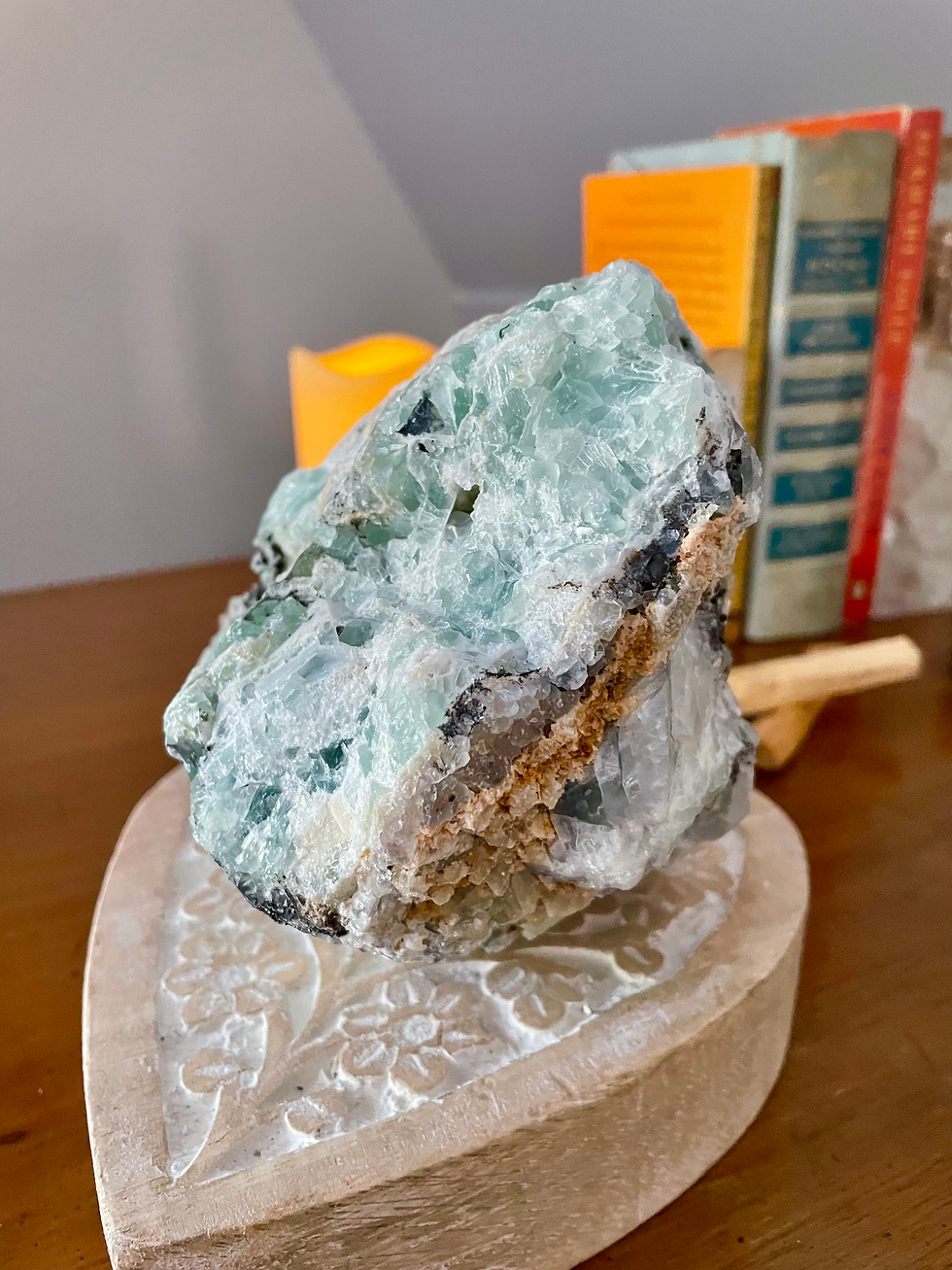 Thumbnail: Raw Rainbow Fluorite Boulder