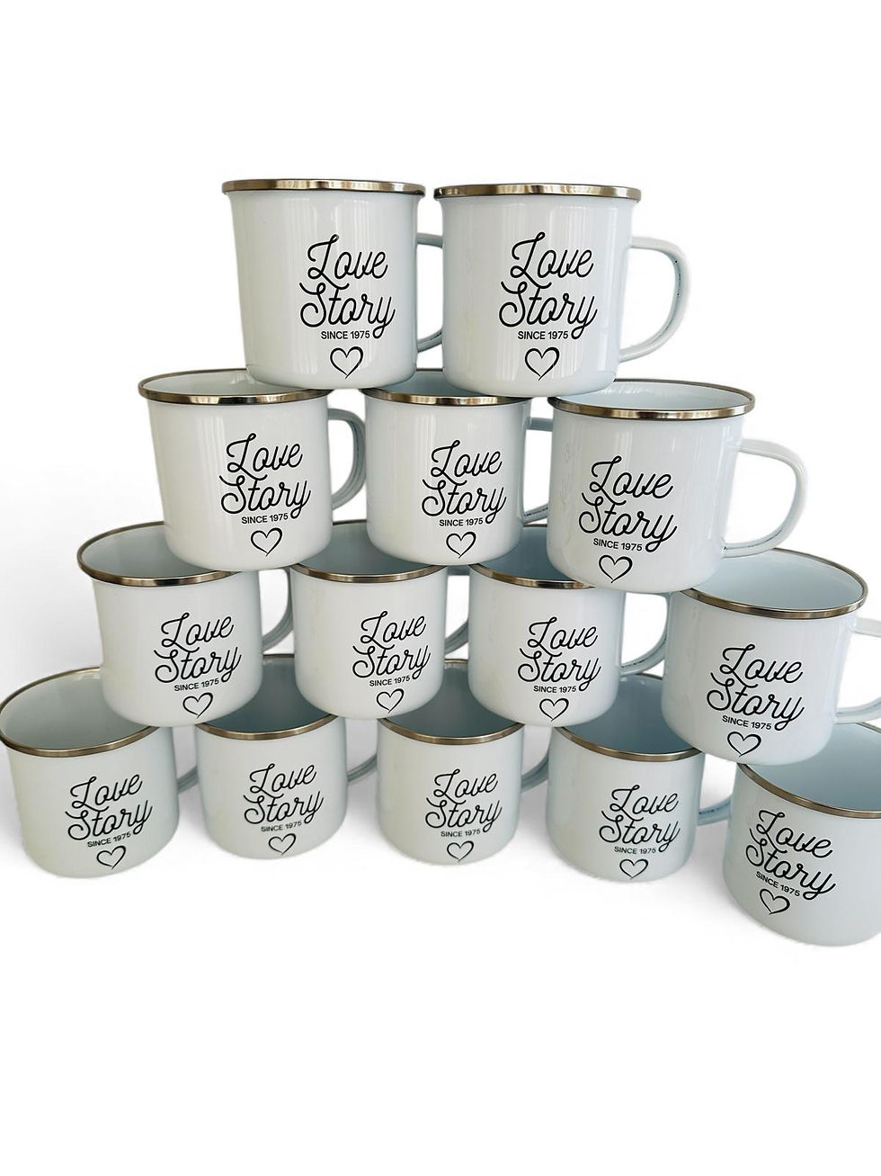 תמונה ממוזערת: ספל אמייל עם הדפסה אישית