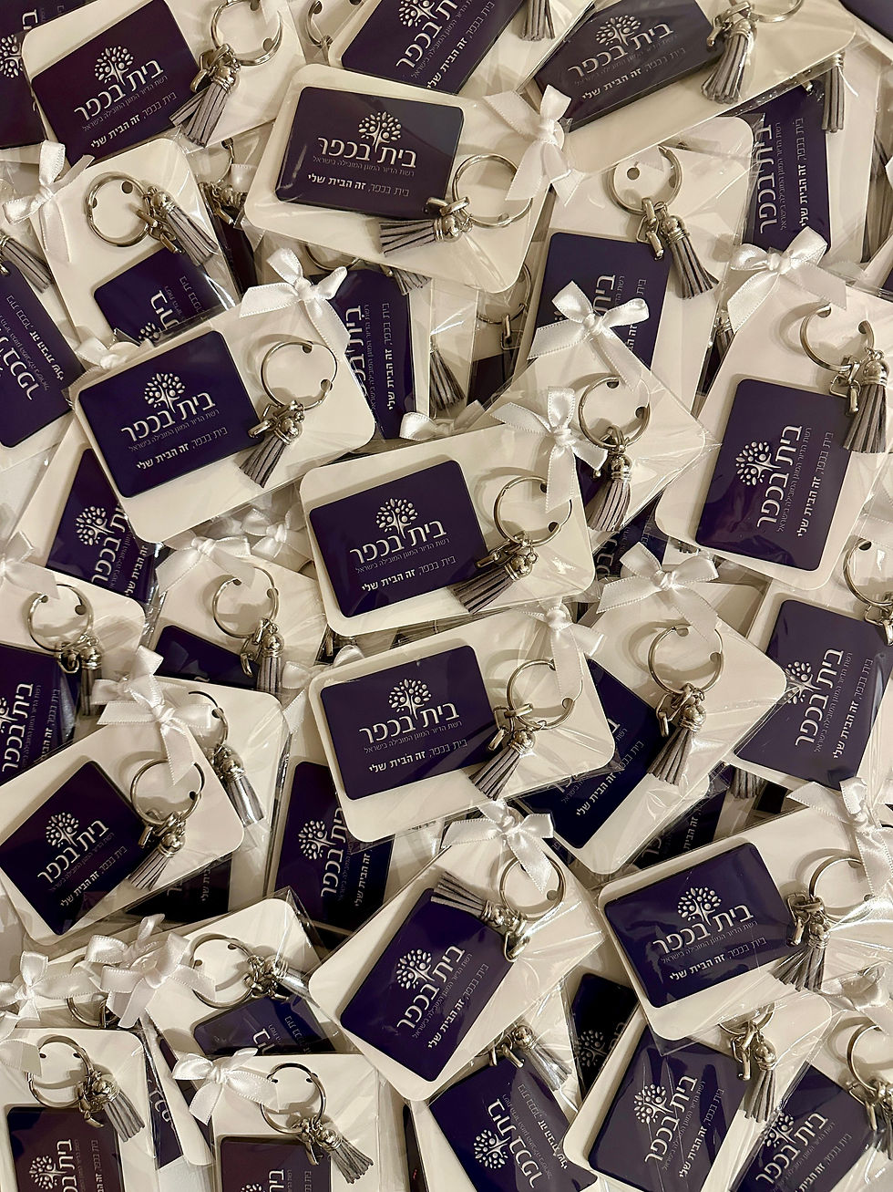 תמונה ממוזערת: מחזיק מפתחות ממותג מעץ (1 יח')