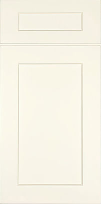 Aspen White Shaker Door and Drawer Front Sample Image