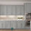 Thumbnail: Designer Light Grey Shaker - 42" Tall Uppers - Wall Cabinets - Assembled