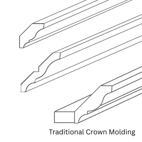 Thumbnail: Sierra Classic Walnut Kitchen Cabinets - Crown Molding