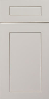 Aspen White Shaker Door and Drawer Front Sample Image