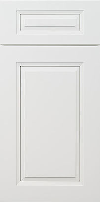 Aspen White Shaker Door and Drawer Front Sample Image