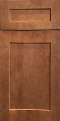 Aspen Pecan Shaker Door and Drawer Front Sample Image