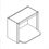 Thumbnail: Designer White Kitchen Cabinets - Microwave Oven Cabinet