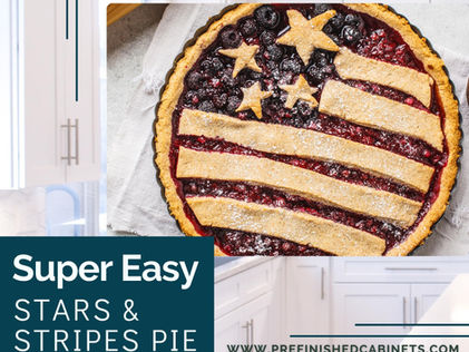 Super Easy Stars & Stripes Pie