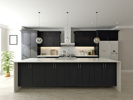 In-Stock Dark Grey Kitchen Cabinets with All Wood Construction are Ready to Ship Directly to You. Standard Features Including Soft Close Doors & Drawers, Dovetail Drawer Boxes, and Solid Plywood Cabinet Boxes Make These RTA Cabinets a Quality Choice for Your Kitchen, Bathroom, Office, and More.