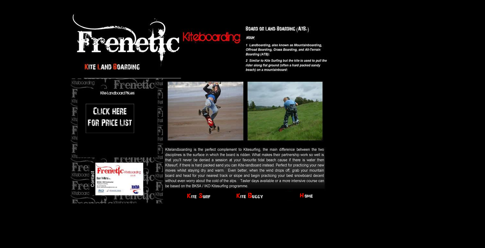 Frenetickiteboarding kiteboarding page.p